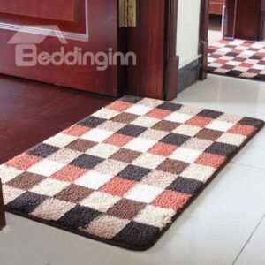 Top Quality Classic Grid Rectangular Doormat