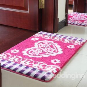 Top Quality Classic Heart Pattern Non-Slip Doormat