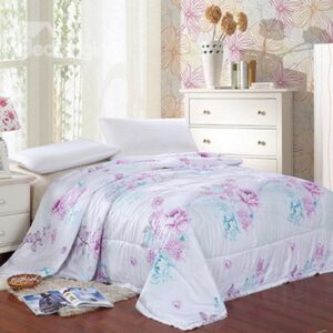 New Arrival The Blooming Peonies Printed Quilt