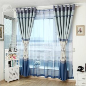 New Arrival Modern Home Fashion Grommet Top Curtain