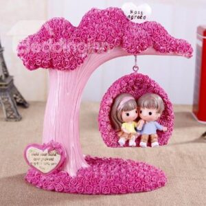 Cute Pink Lovers On the Swings for Gift Ideas