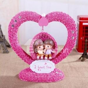 Wonderful Heart-Shaped Rose Red Lovers Ornaments