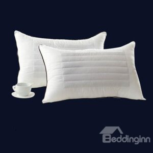Soft and Comfortable One Pair Cotton Bed Pillows