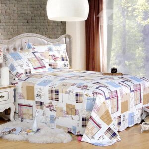 The Geometric Pattern and Modern Style Cotton Printed Sheet