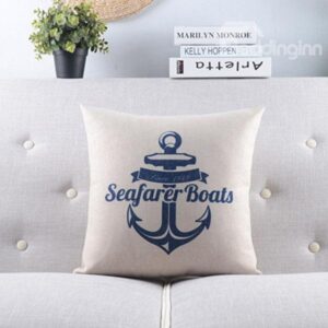 New Arrival Voyage Series--Anchor Throw Pillow