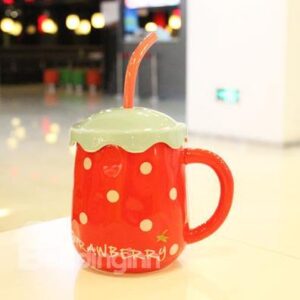 New Style Pretty Strawberry Creative Mug
