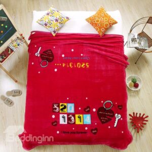 New Arrival Be Together Forever Flannel Sheet