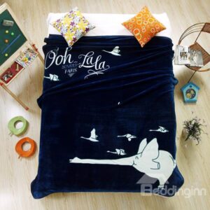 New Arrival Creative Design and Flying Elegant Flannel Sheet