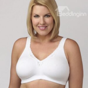 Comfortable Wireless Breathable Cotton Plus Size Bra