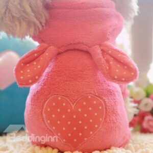 Wonderful Pretty Pink Rabbit for Dog Clothing