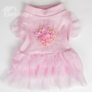 Top Quality Pretty Yarn Dress for Dog Clothing