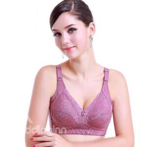 Sexy Full Covered Adjustable Straps Removable Pads Wireless Bra