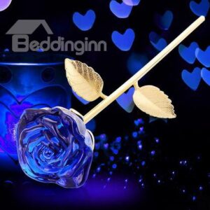 Top Quality Stunning Crystal Rose for Gifts Ideas