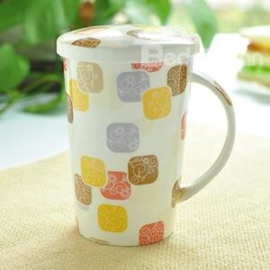 Elegant European Style Bone China Coffee Mug