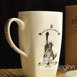 Fantastic Simple Starbucks Style Bone China Coffee Mug
