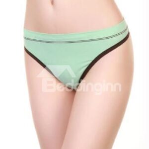 Comfy Cotton Thin Straps Pattern Multi-color Tanga