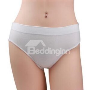 Comfy Soft Pure Color Streetching Cotton Panty