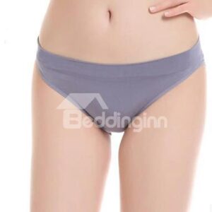 Comfy Cotton Invisible Seam Waist Solid Color Panty