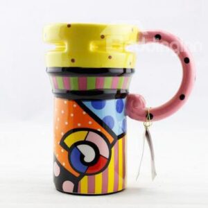 New Classic Bright Star Painted Ceramic Coffee Mug