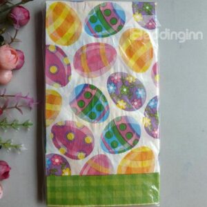 Top Selling Colorful Eggs Paper Napkin for Easter