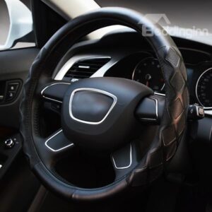 Elegant and Graceful Leather Steering Wheel Cover