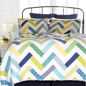 High Quality Colorful Stripes Printed Bed in a Bag Set