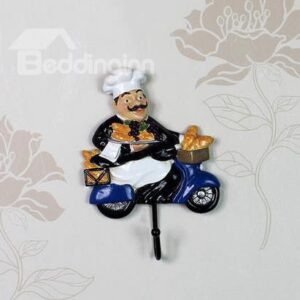 Popular Creative Resin Cool Chef Wall Hook