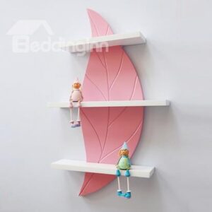 Fantastic Creative Leaves Artificial Board Wall Shelves