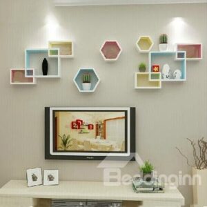Top Classic Pretty 1-Set Wood Wall Shelves
