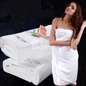 5-Star Hotel Pure Cotton White Large Size Bath Towel