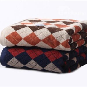 Top Selling Pure Cotton Large Size Englon Lattice Bath Towel