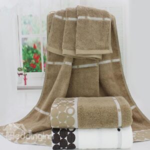 Hot Selling Bamboo Fiber Dot Soft Bath Towel