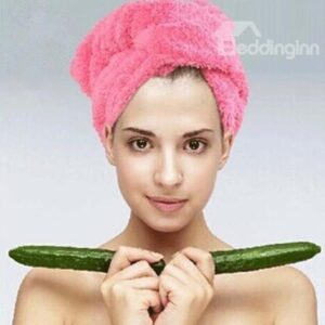 Coral Fleece Wipe The Hair Quick-Drying Towel Cap
