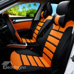 Fresh and Simple Linen Material Multicolor Car Seat Cover