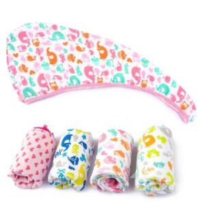Lovely Cartoon Ultralight Superfine Fiber Quick Dry Hair Cap