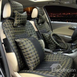 Bamboo Charcoal Leather Material Car Seat Covet