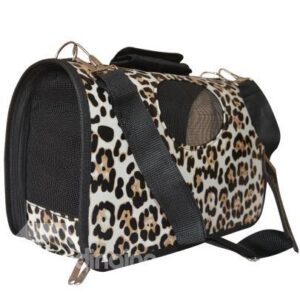 Amazing Snow Leopard Decorative Pattern Portable Dog Carriers
