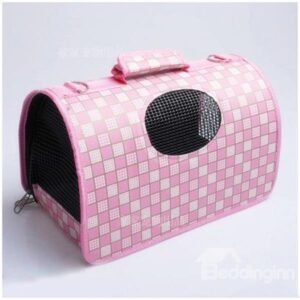 Fantastic Pretty Pink Wave Dots Portable Dog Carriers