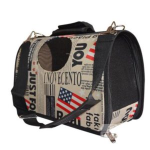 Wonderful Large Size America Flag Print Portable Dog Carriers