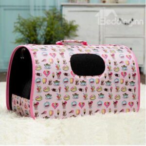Fantastic Pink Bubble Foldable Portable Dog Carriers