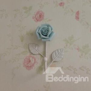 Popular Beautiful Iron Rose Flower Wall Hook