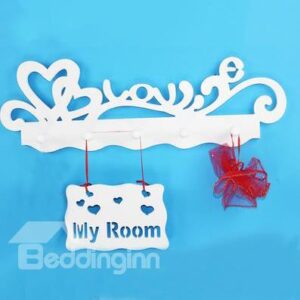 Amazing Style Wood Plastic Plate Wall Hook
