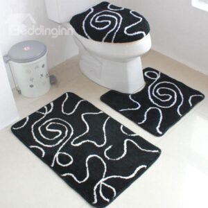 Elegant European Style 4-Piece Toilet Seat Cover
