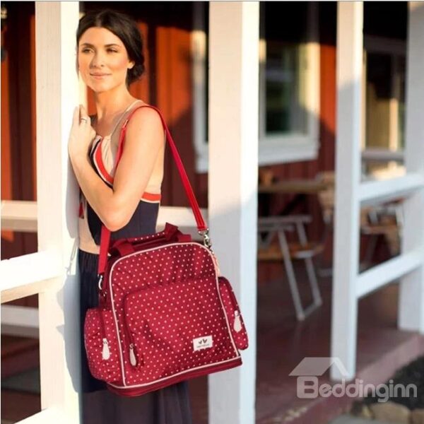 Super Chic Polka Dot Diaper Bag