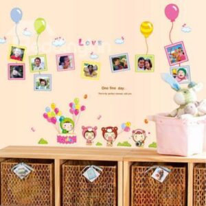 Fantastic Cheap Balloons Paradise Wall Stickers for Kids Decoration