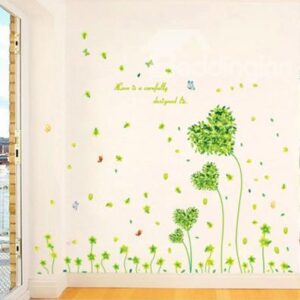 Fantastic Bring Good Luck Clover Wall Stickers for Kids