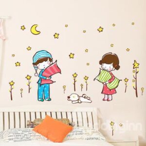 Cheap Lovely Boys and Girls Wall Stickers for Kids
