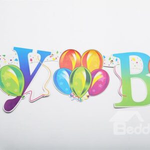 Paper Letters Scroll of Baby and Kids Birthday Decoration