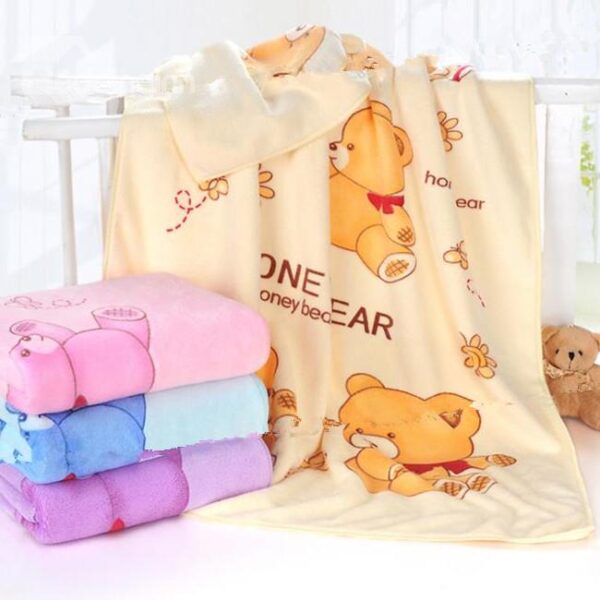 Superfine Fiber Thicken Water Absorption Kids Bath Towel