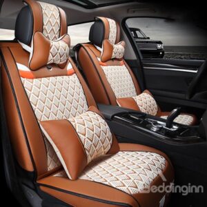 Ice Silk and High Grade Leather Car Seat Covers